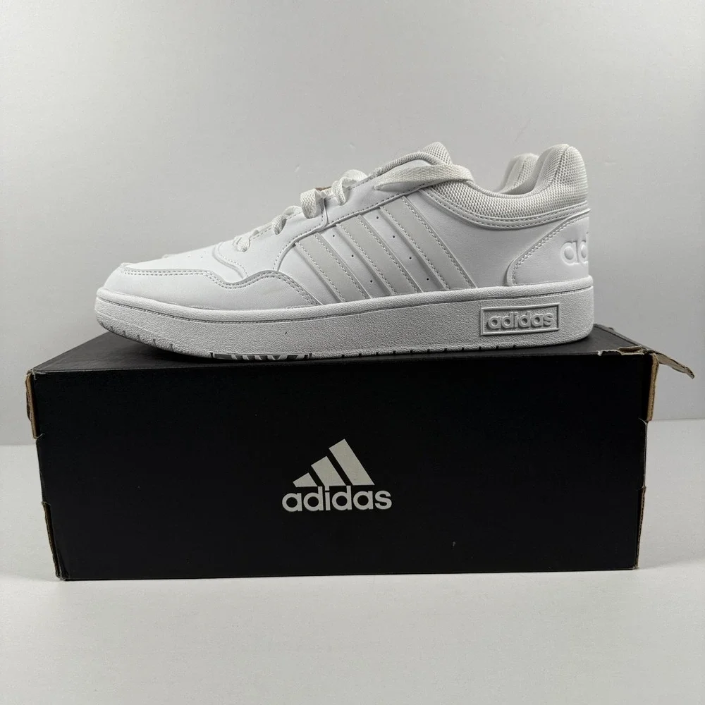 Adidas Womens Hoops 3.0 Shoes Womens 11 White Basketball GW3036